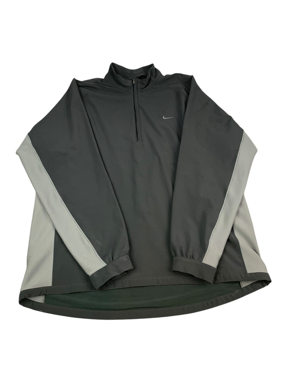 Nike Golf 1/4 Zip Pullover Sweatshirt, Clima Fit, Black w/ Gray, Men’s Size XL